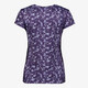 Dames sport T-shirt met print paars