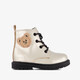 Meisjes veterboots goud met teddybeertje