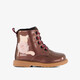 Meisjes veterboots met glitters en kat