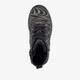 Meisjes veterboots met print zwart zilver