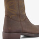 Leren cowboylaarzen meisjes bruin