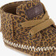 Babyschoenen met panterprint bruin