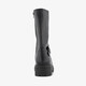 Dames biker boots met gesp zwart