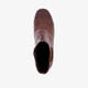 Dames enkellaarsjes mt croco print bruin