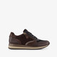 Dames sneakers met H leest bruin