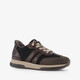 Dames sneakers met H leest bruin
