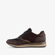 Dames sneakers met H leest bruin