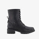 Dames veterboots zwart