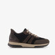 Dames sneakers met H leest bruin