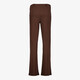 Dames pantalon met pinstripe bruin