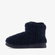 Gevoerde kinder teddy pantoffels met game opdruk