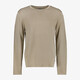 Fijngebreide heren trui beige