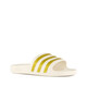 Adilette Aqua dames badslippers wit goud