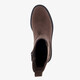 Meisjes Chelsea boots donkerbruin