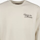 Heren sweater met backprint beige