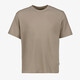 JJ REBEL heren T-shit met ribstructuur beige