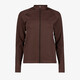 Dames sportvest bruin