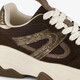 Dames dad sneakers bruin