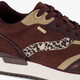XX By dames sneakers met dierenprint bordeaux rood