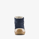 Suède dames veterboots blauw