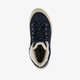 Suède dames veterboots blauw
