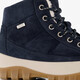 Suède dames veterboots blauw