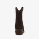 Suède dames western boots bruin
