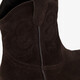Suède dames western boots bruin