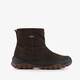 Gevoerde leren dames outdoor boots bruin