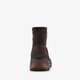 Gevoerde leren dames outdoor boots bruin