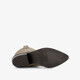 Suède dames cowboylaarzen beige