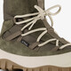 Suède dames veterboots groen