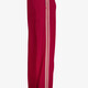 Dames wide leg broek met bies rood