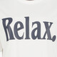 Dames T-shirt met tekstopdruk wit