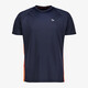 Heren voetbal T-shirt donkerblauw