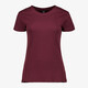 Dames sport T-shirt bordeauxrood