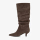 Slouchy dames laarzen bruin
