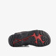 ECCO Offroad leren heren sandalen zwart