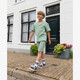 Jongens mousseline short groen