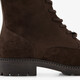Dames veterboots bruin