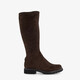 Hoge stretchlaarzen bruin