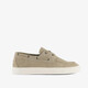 Van Beer leren heren bootschoenen beige