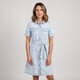Dames denim jurk lichtblauw