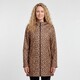 Lange dames regenjas met panterprint