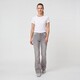 Dames flared jeans lichtgrijs