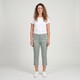 Dames capri broek groen