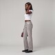 Dames wide leg jeans grijs lengte 31