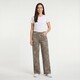Dames wide leg jeans luipaardprint lengte 31