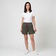 Dames sweatshort donkergroen
