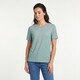 Dames top met glitters groen